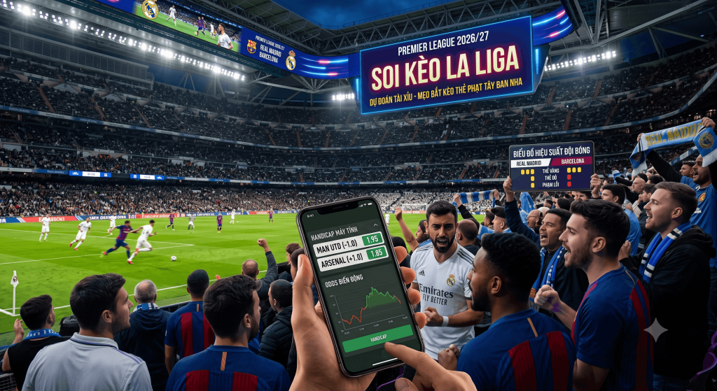 Soi Kèo La Liga 2026/2027 & Dự Đoán Tài Xỉu: Mẹo Bắt Kèo Thẻ Phạt Tây Ban Nha 1 giải đấu ngoại hạng Tây Ban Nha